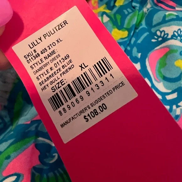 NWT Lilly Pulitzer Danberry Dress - Picture 3 of 3